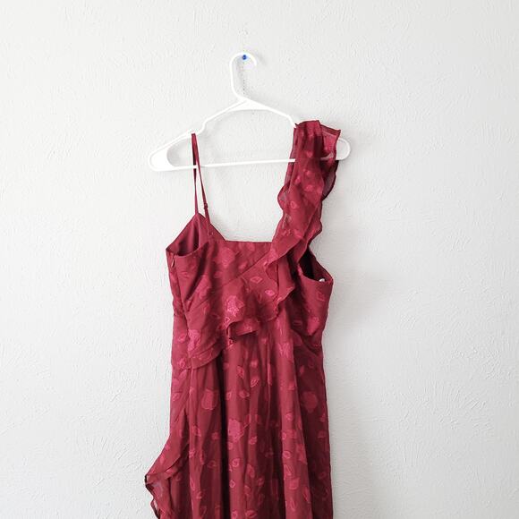 Lulus Textured Boho Ruffle Maxi Dress - Picture 4 of 9